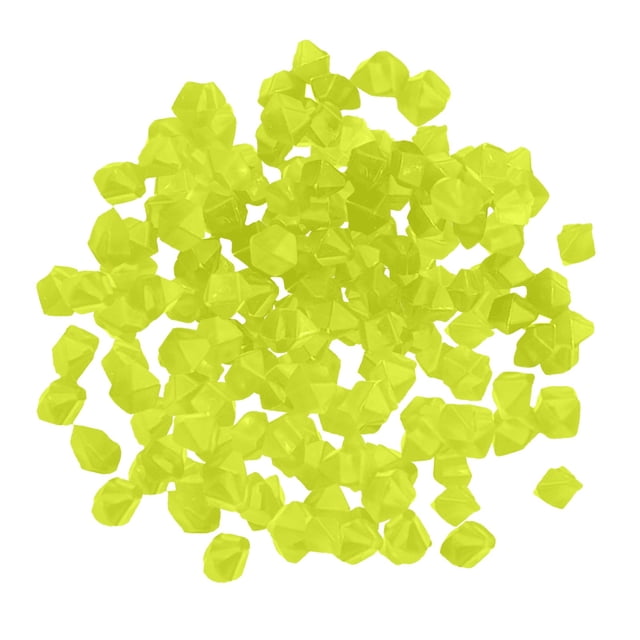 TIELUTT Garden Decoration Pebble Stone Non Radioactive Resin Material Concrete Pot Large Garden Rocks Landscaping 40 Lb Stone Flower Bed Decorative Rocks Small Glow in the Dark Glowing Rocks 1000pcs
