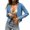 Blue, variant on Plus Size Cardigan Womens Vintage Shawl Collar Cardigan Ribbed Trim Button Down Knit Sweater (Blue,XL)