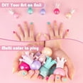 thumbnail image 5 of Kids Nail Polish, 5 Colors Non Toxic Nail Polish Kit, Water-Based Safe Low Odor Peel-off Quick Dry Removable Nail Polish Set, 5 of 5