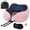 Pink, variant on UNIWELL Travel Pillow for Adults Memory Foam Lightweight Neck Pillows for Sleeping on Airplane Black