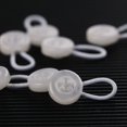 thumbnail image 5 of Collar Extenders 6Pcs Neck Button Extender Elastic Extenders for Dress Shirt Trouser Coat, Clear, 5 of 12