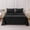 Black, variant on SLEEP ZONE 85gsm Bed Sheet Set, Microfiber Wrinkle-free Bedding set with 14" Pocket Beige, Queen