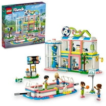 LEGO Friends Sports Center 41744 Building Toy Set for Boys and Girls Ages 8 and up, Includes Football, Basketball and Tennis Games, A Fun Gift for Kids Who Love Sports and Pretend Play