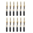 thumbnail image 1 of 12 piezas Universal de 3,5 mm Adaptador de enchufe Conector Head Cover para MP4 Auricular, 1 of 6