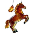 thumbnail image 1 of Atrapasueños de Caballo Acrílico 2D – Decoración de Ventana Estilo Vidriera Que Filtra La Luz con Cadena para Colgar En Interiores y Exteriores., 1 of 4