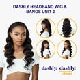 thumbnail image 5 of Ebo Dashly Synthetic Headband Wig With Bangs Hb Unit 2 Loose Deep 24” ( T2/27 Dark Brown / Honey ), 5 of 5