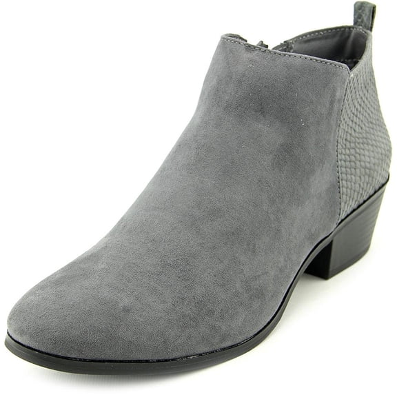 Style & Co. Womens Wess Almond Toe Ankle Cowboy Boots 5.5 BM US, Grey
