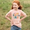 thumbnail image 5 of in My Big Sis Era Shirt for Girls Trendy Groovy Big Sister Butterfly Tee Peach Shirt Youth Small, 5 of 6