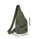 thumbnail image 5 of Bolso Bandolera para Hombre: Bolso Bandolera con Cremallera para El Teléfono, Ideal para El Trabajo y Viajes, con Múltiples Bolsillos y Correa Ajustable, En Colores Caqui, Verde y Café., 5 of 6
