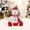 B, variant on 11.8in Christmas Sitting Doll Decoration, Santa Claus Snowman Plush Ornament with Soft Fabric and Cute Design, Festive Home Window Display, Holiday Gift for Kids Family Friends Seasonal Decoration