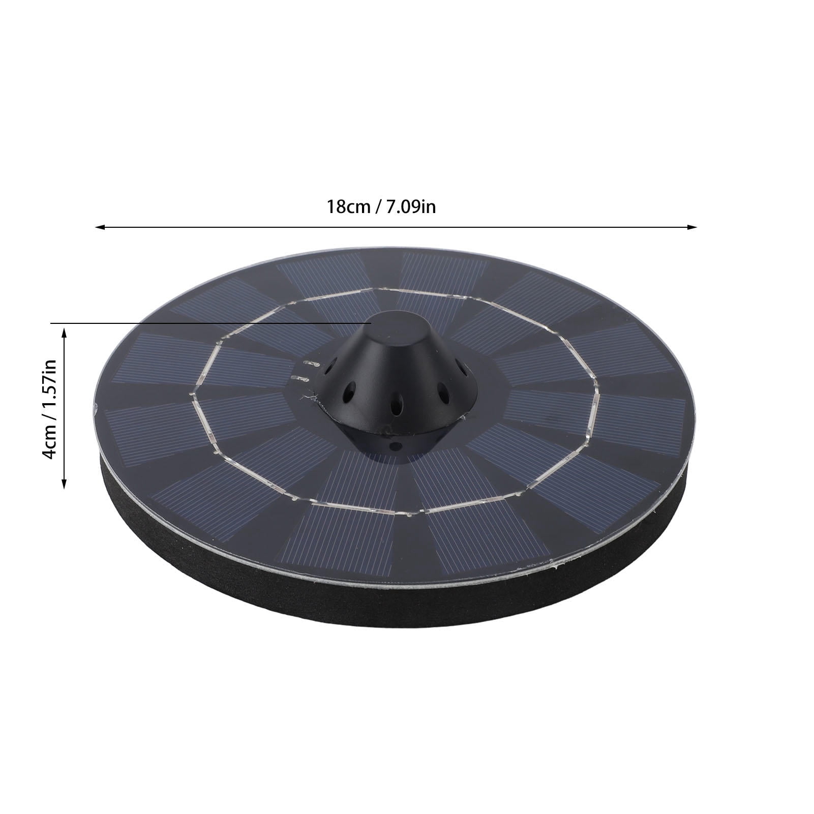 Yajisi Solar Floating Pond Aerator 2.5W Automatic Power Off 6V Water Pump – Solar Powered, Easy‑Float, Safe, Durable for Outdoor, Garden, Aquarium