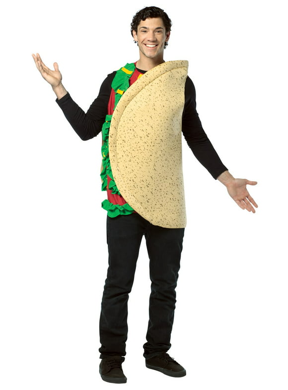Men's and Women's Taco Halloween Costume, Rasta Imposta, One Size
