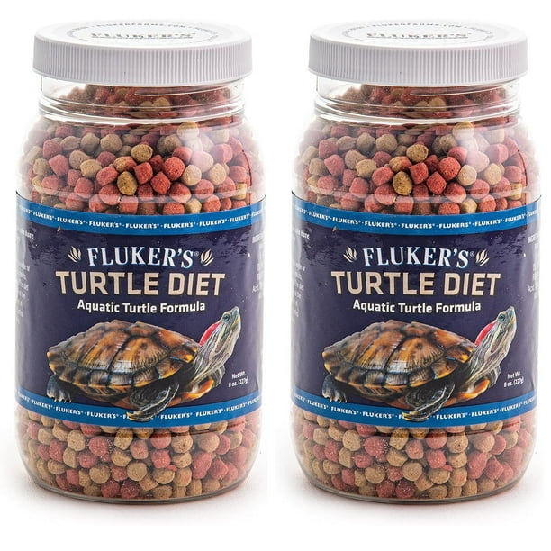 Dieta en pellets para tortugas acuáticas Fluker's 250 ml (Pack de 2)