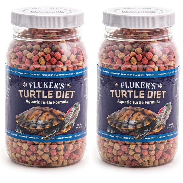Dieta en pellets para tortugas acuáticas Fluker's 250 ml (Pack de 2)