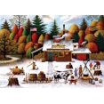 thumbnail image 2 of Bob Ross Trapper's Cabin Nature Puzzle For Adults And Kids... 2 of 11