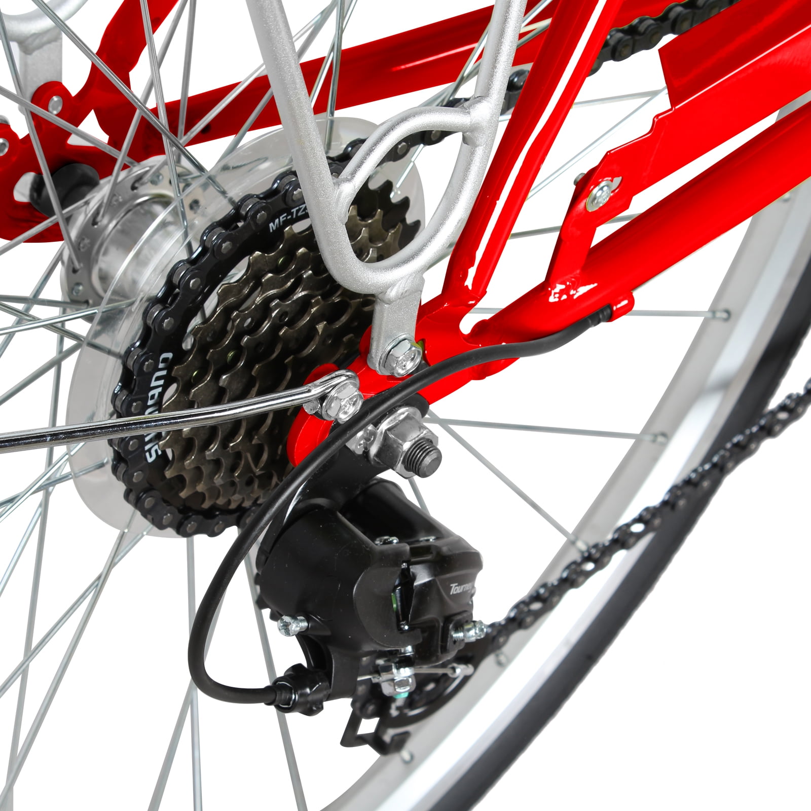 Tracer Osaka Hybrid City Bike for Women, Steel Frame