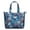 Blue Soccer Elements, variant on Blue Soccer Elements Pattern Travel Tote Bags for Women Carry On,Large Weekender Bags for Women Travel,Multi Functional Duffle Bag for Work,Shopping,Sports