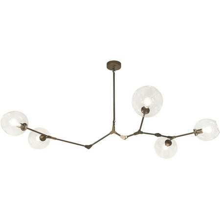 

Chandeliers 5 Light Fixtures With Dark Bronze Finish A19 Bulb Type 34 300 Watts