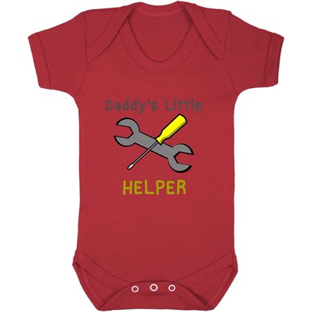

Daddy S Little Helper Chill Baby Bodysuit One Piece Red 6 Months