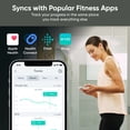 thumbnail image 4 of Wyze Scale S, Scale for Body Weight, Digital Bathroom Scale for Body Fat, BMI, Muscle, and Heart Rate, Body Composition Analyzer with App, Batteries Included, Bluetooth, 400 lb, White, 4 of 8