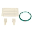 thumbnail image 2 of Cassette Tape Splicing Set, Prevent Slip 1/4 10 Inch Tape Splicing Set Full Track Splicing Tape Roll ABS Precise Size  For 1/4 1/2 Inch Tape, 2 of 8
