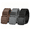 black-gray-cafe, variant on Vlokii 3pcs Men's Web Belt with Plastic Buckle Nylon Belts Casual No Holes Belt for Men Belt