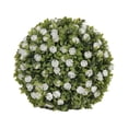 thumbnail image 3 of Simulation Plant Flower Hanging Topiary Ball 7.8 Inch Lifelike Shape PE Material Style D, 3 of 8