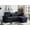 Dark Blue(85.5"L-Shaped), variant on Howcool Sectional Sleeper Sofa,L Shaped Chenille Convertible Sofa Bed 85.5" 3 Seater with Flip-Down Center Console,Pull Out Couch for Living Room Apartment Office,Beige
