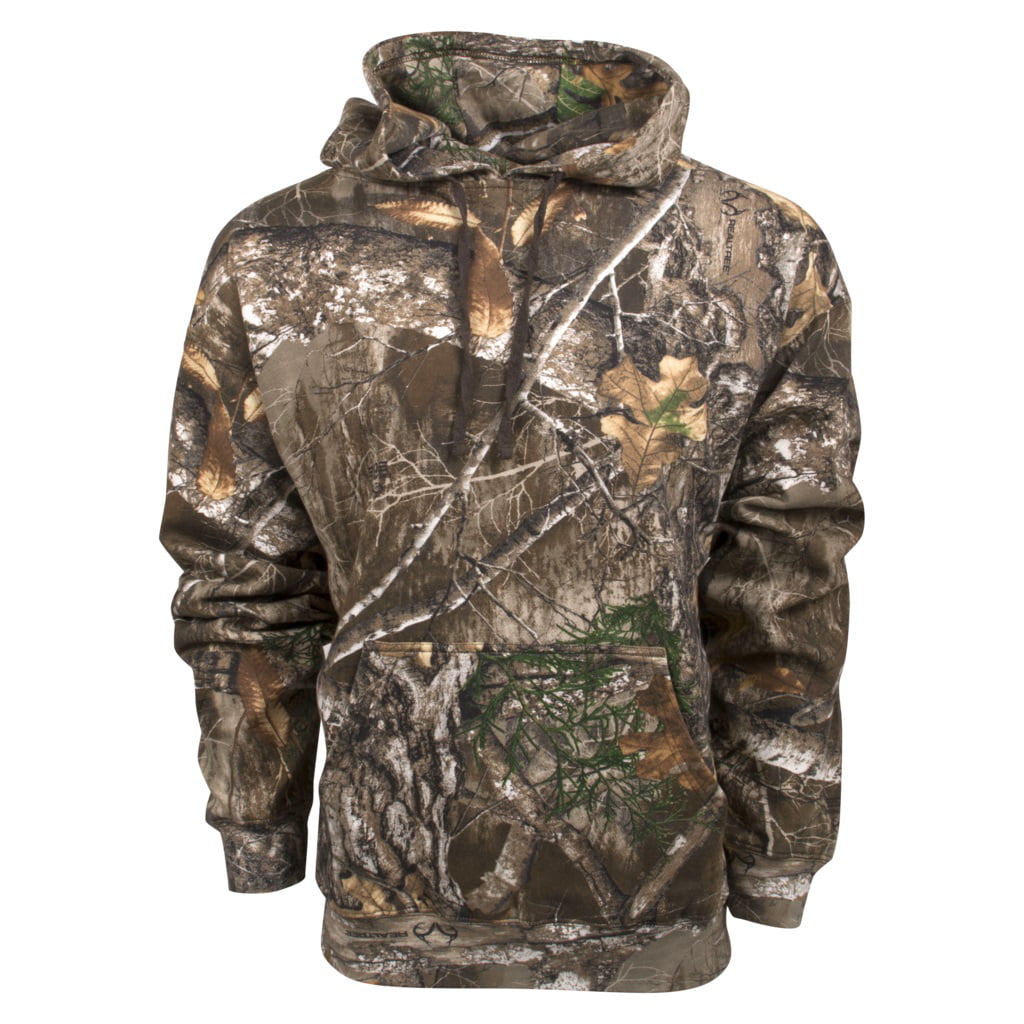 Realtree Hunting Mens Camo Pullover Fleece Hoodie Sweater NWT 