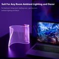 thumbnail image 5 of Modern Curved Acrylic Table Lamps for Bedroom Futuristic Decor, Cool RGB Desk Lamp for Room Ambient Lighting, 5 of 6