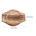 thumbnail image 2 of Household Pot Mat Multi-function Casserole Holder Wooden Casserole Mat Kitchen Accessory, 2 of 5
