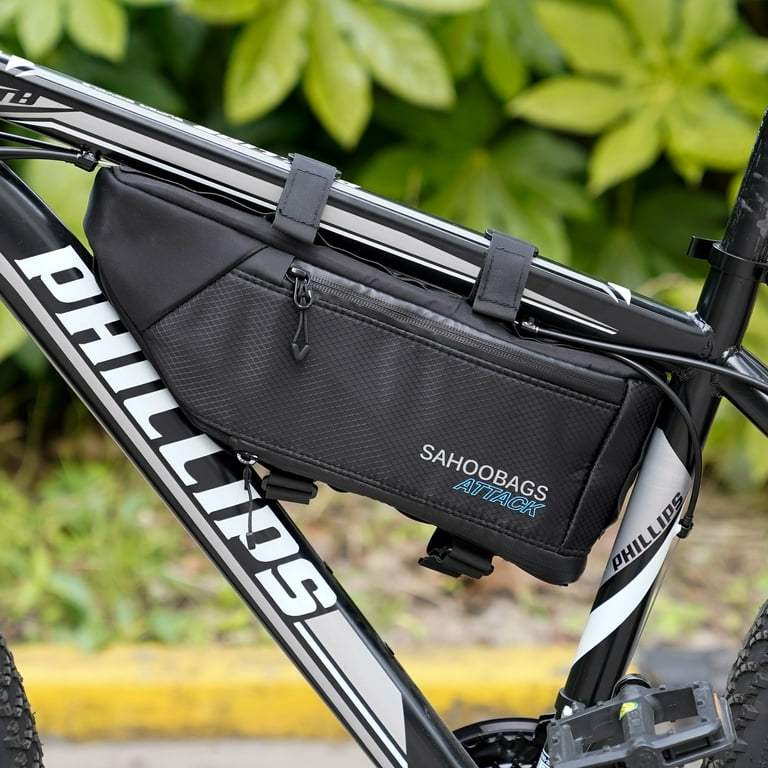 Outdoor Bike Frame Pouch Bicycle Stowage Pack Phone Holder Cycling Accessory Bag Outdoor Bike Frame Pouch Bicycle Stowage Pack Phone Holder Cycling Accessory Bag