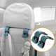 thumbnail image 3 of Gancho para Reposacabezas de Asiento de Automóvil Universal Azul 2 Pcs, 3 of 7