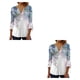thumbnail image 4 of Sonducket Tops de manga 3/4, camiseta oscilante, túnica de verano, plisada de larga duración, a la moda Type9 NO9, 4 of 6
