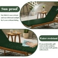 thumbnail image 5 of SDJPOI Outdoor Chaise Lounge Cushions Set of 4, 72" x 21" x 3" Thick Patio Furniture Replacement Cushions, Waterproof Lounge Chair Cushion with Headrest & Ties for Pool Beach, 5 of 7