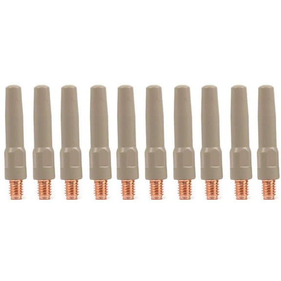 qiya 10PCS Non-Stick Coating Welding Tips Welding Torch Accessory for 15AK for MIG