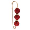 thumbnail image 2 of Broche de seguridad Perlas de de Imitación, Hierro, ABS Perla, 6 Colores Seleccionables - Rojo Sunnimix Alfiler de Safty Pin, 2 of 8