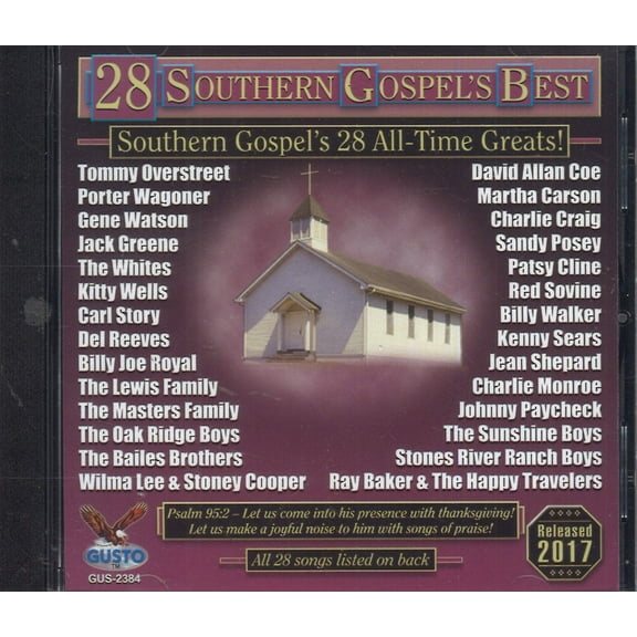28 Southern Gospel's Best Audio CD