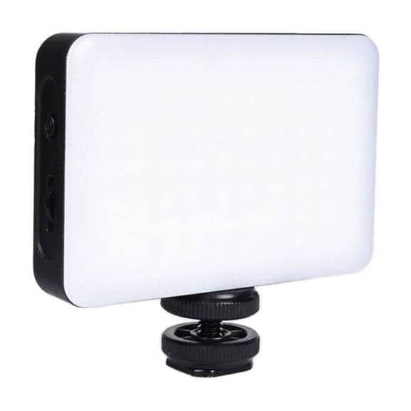 Mini LED Photography Light with USB Rechargeable Battery Multi Angle Adjustable Head for Soft Natural Light in Studio an