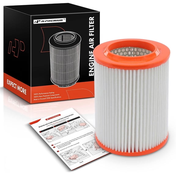 A-Premium Engine Air Filter Compatible with Honda Civic 2002-2005, CR-V CRV 2002-2006, Element 2003-2006 & Acura CSX 2006-2006, RSX 2002-2006, 2.0L 2.4L