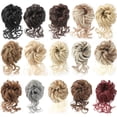 thumbnail image 6 of Synthetic Messy Curly Chignon Dount Hair Bun with Elastic Band Synthetic Fibre Ponytail Hairpiece, 6 of 7