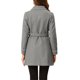 thumbnail image 3 of Abrigo largo elegante de invierno para mujer con cuello de solapa en gris claro M, 3 of 7