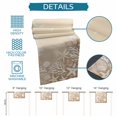 thumbnail image 6 of Summer Ocean Starfish Table Runner 72 Inches, Coastal Coral Beach Conch Vintage Brown Bed Runner Dresser Scarves Tabletop for Indoor Outdoor Parties/Ceremony/Banquet, 18" x 72", 6 of 9