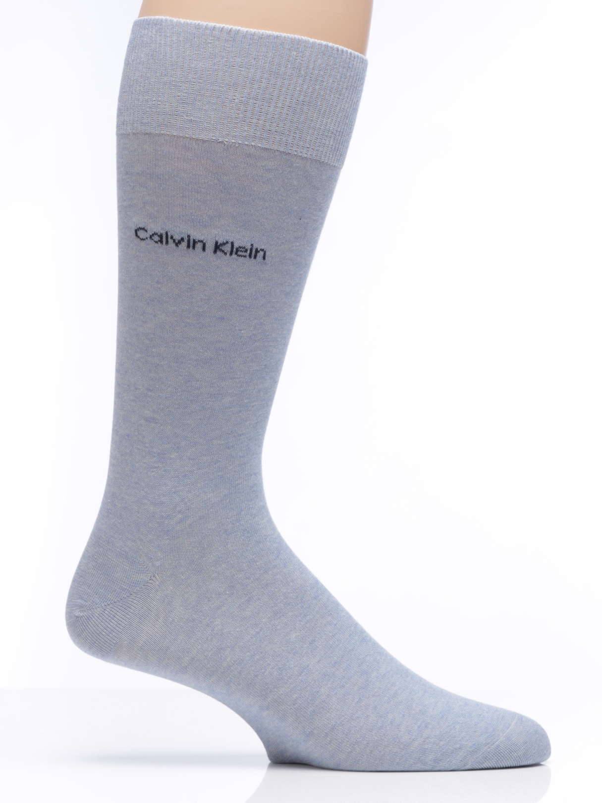 Calvin Klein Mens Giza Midweight Socks, Blue, 1013