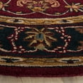 thumbnail image 3 of SAFAVIEH Classic Kennet Oriental Wool Area Rug, Burgundy/Navy, 7'6" x 9'6" Oval, 3 of 12