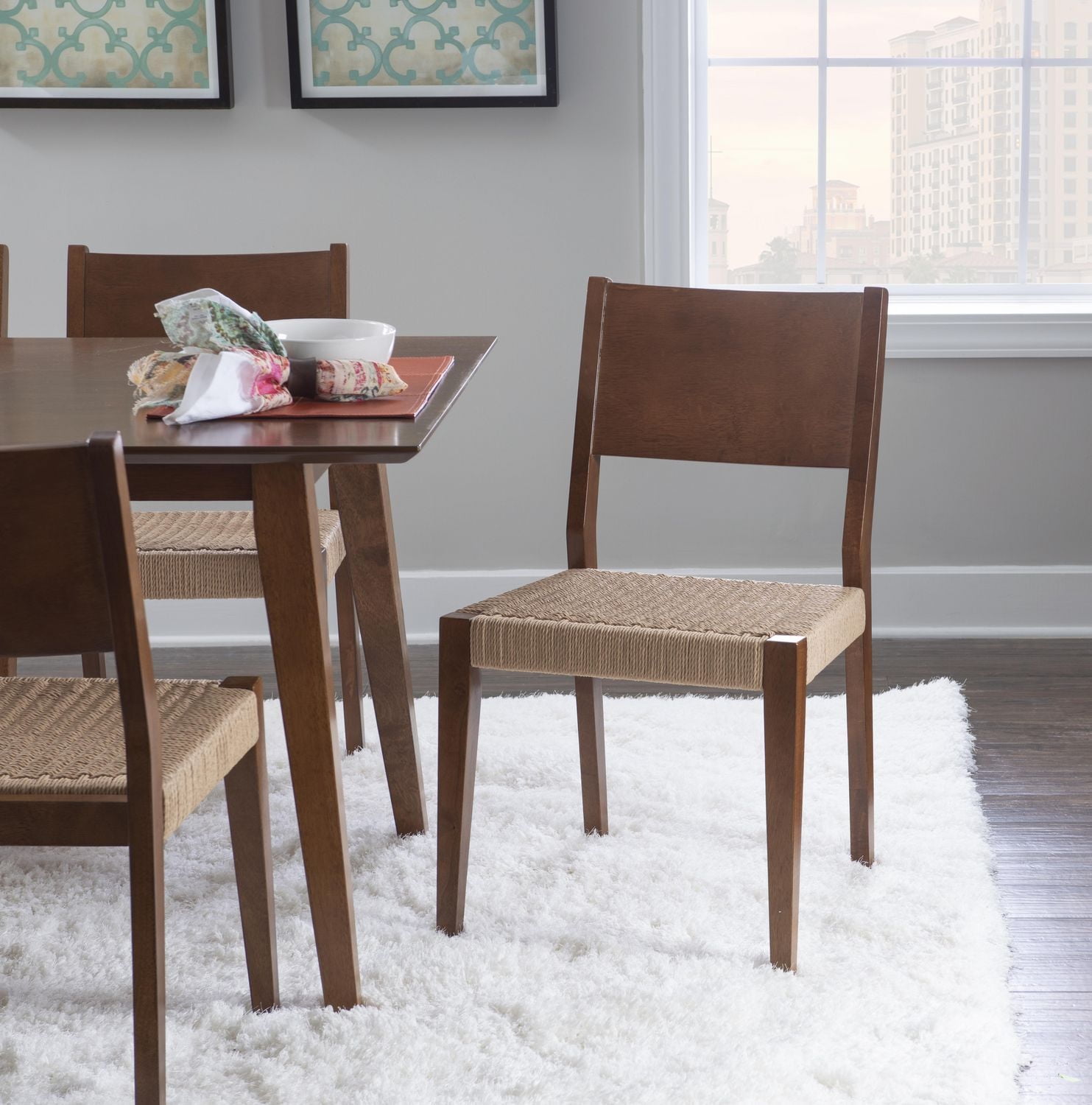 Parisi 7-Piece Dining Set, Brown