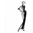 thumbnail image 3 of Tavoletti, Anne 12x14 Black Modern Framed Museum Art Print Titled - Fifties Fashion III, 3 of 5