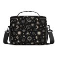 thumbnail image 3 of Sun and Eye Gothic Pattern Insulated Lunch Box for Women Men, Medium Leakproof Cooler Bag with Adjustable Strap, 10"x6.7"x8", 3 of 6