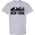 thumbnail image 3 of Inktastic New York Skyline Grunge T-Shirt, 3 of 5
