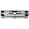 Grille Assembly for 1997-2000 Toyota Tacoma Chrome Shell with Painted Black Insert 3907-1